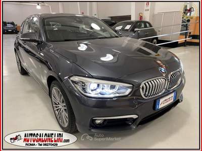 BMW Serie 1 116d d Urban 5P AUTOMATICO 1.5D 116cv NAVI/LED Grigio usata Roma