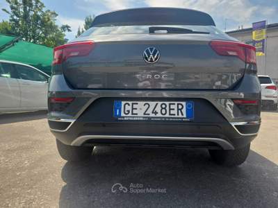 Volkswagen T-Roc AUTOMATICO - UNICOPROPRIETARIO - NON FUMATORE Grigio usata Brescia