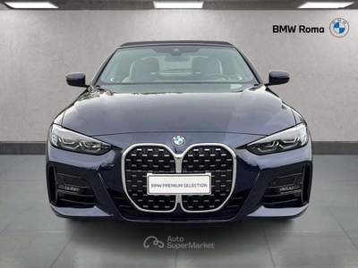 BMW Serie 4 430d 430 d mhev 48V Msport auto Blu/Azzurro usata Roma
