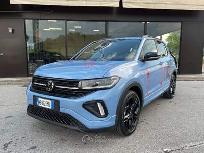 Volkswagen T-Cross 1.0 tsi R-Line Plus 115cv dsg Blu/Azzurro usata Leno