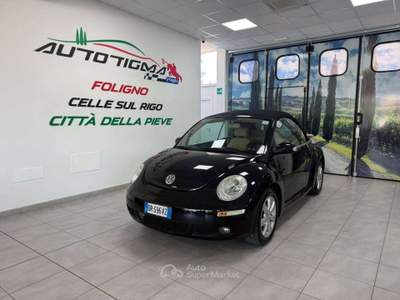 Volkswagen New Beetle New Beetle Cabrio 1.6 UNICO PROPRIETARIO Nero usata Foligno