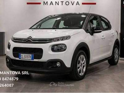 Citroen C3 C3 III  1.2 puretech Bianco usata MANTOVA