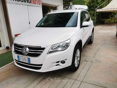 Volkswagen Tiguan VW TIGUAN 4MOTION 2.0 TDI DSG Bianco usata CASSINO