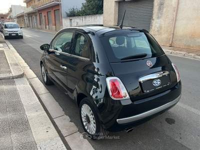 Fiat 500 1.2 69Cv Lounge Nero usata San Michele Salentino