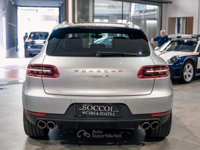Porsche Macan 3.0 Diesel S*20"*TETTO PANO APRIB*MATRIX*APPROVED Argento usata MILANO