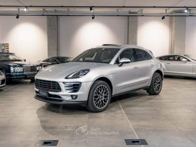 Porsche Macan 3.0 Diesel S*20"*TETTO PANO APRIB*MATRIX*APPROVED Argento usata MILANO