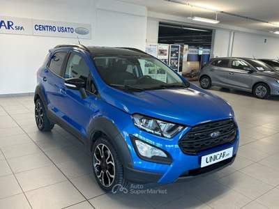 Ford EcoSport 1.000 BENZINA 125 CV ACTIVE ADATTA A NEOPATENTATI Blu/Azzurro usata Alba