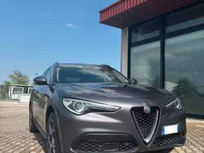 Alfa Romeo Stelvio Q4 INTERNI IN PELLE ++IVA PARZIALMENTE ESPOSTA++ Grigio usata Faenza