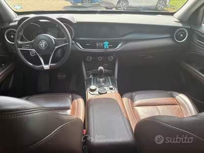 Alfa Romeo Stelvio Q4 INTERNI IN PELLE ++IVA PARZIALMENTE ESPOSTA++ Grigio usata Faenza