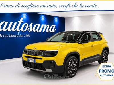 Jeep Avenger 1.2 Turbo 100 CV Summit Giallo usata Rho