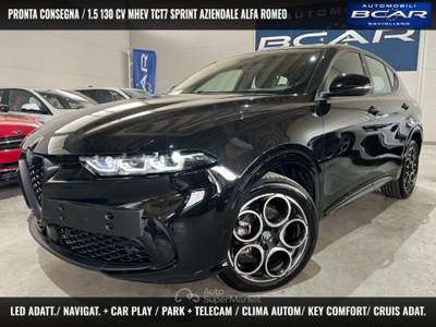 Alfa Romeo Tonale 1.5 130CV MHEV TCT7 Sprint NAVIG./TELECAM/FULL LED Nero usata Savigliano