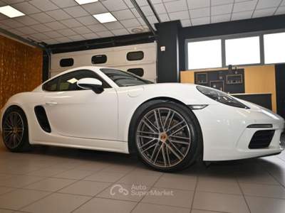Porsche Cayman 718 CAYMAN 2.0 300CV PDK NAVI20"PASM SCARICHI FULL Bianco usata Brescia