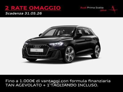 Audi A1 SPORTBACK 30 TFSI S-TRONIC S LINE EDITION Argento usata San Fior