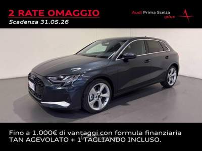 Audi A3 40 TFSIe S-TRONIC BUSINESS ADVANCED Grigio usata San Fior