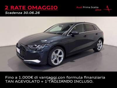 Audi A3 40 TFSIe S-TRONIC BUSINESS ADVANCED Grigio usata San Fior