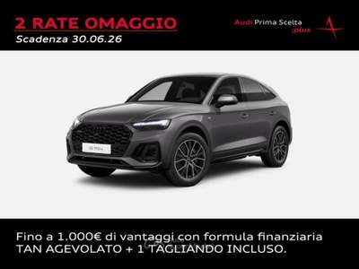 Audi Q5 SPORTBACK 55 TFSI E PHEV S-TRONIC QUATTRO S-LINE Grigio usata San Fior