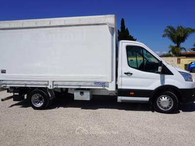 Ford Transit 350 tr.post.tdci Con sponda idrau.L4 r.gem.(+ IVA) Bianco usata San Vito dei Normanni