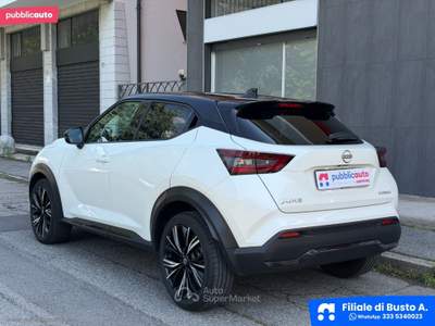 Nissan Juke Juke 1.0 DIG-T 114 CV N-Design Bianco usata Busto Arsizio