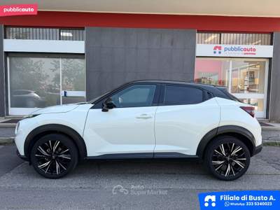 Nissan Juke Juke 1.0 DIG-T 114 CV N-Design Bianco usata Busto Arsizio