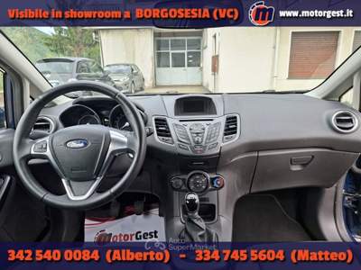 Ford Fiesta Fiesta 3p 1.0 Plus 80cv E6 Blu/Azzurro usata Borgosesia
