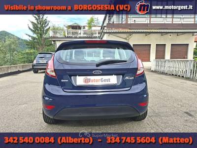Ford Fiesta Fiesta 3p 1.0 Plus 80cv E6 Blu/Azzurro usata Borgosesia