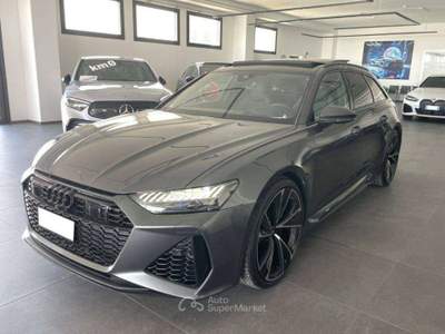 Audi RS 6 RS6 Avant 4.0 mhev performance quattro tiptronic TAGLIANDATA AUDI PARI AL NUOVO Grigio usata Marino