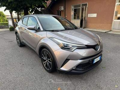 Toyota C-HR 1.8h Lounge 2wd e-cvt my18 TAGLIANDI TOYOTA-GARANZIA TOYOTA-PARK AUTOMATICO-CARPLAY Grigio usata Erba