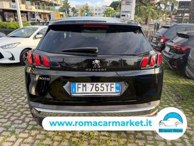 Peugeot 3008 3008 1.6 bluehdi Business s&amp;s 120cv KM CERTIFICATI Nero usata Roma