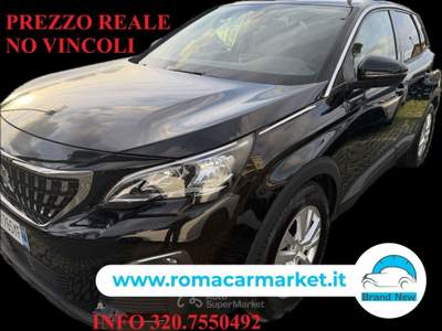 Peugeot 3008 3008 1.6 bluehdi Business s&amp;s 120cv KM CERTIFICATI Nero usata Roma