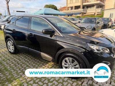 Peugeot 3008 3008 1.6 bluehdi Business s&amp;s 120cv KM CERTIFICATI Nero usata Roma