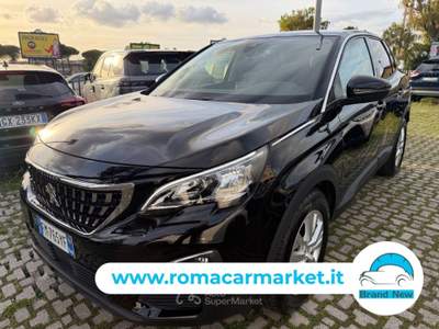 Peugeot 3008 3008 1.6 bluehdi Business s&amp;s 120cv KM CERTIFICATI Nero usata Roma