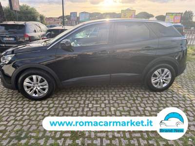Peugeot 3008 3008 1.6 bluehdi Business s&amp;s 120cv KM CERTIFICATI Nero usata Roma
