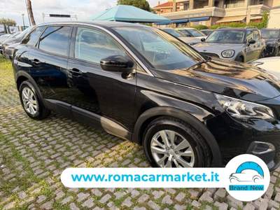 Peugeot 3008 3008 1.6 bluehdi Business s&amp;s 120cv KM CERTIFICATI Nero usata Roma