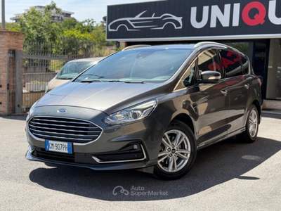 Ford S-Max Full Hybrid 190 CV CVT 7p. Titanium Business Grigio usata Roma