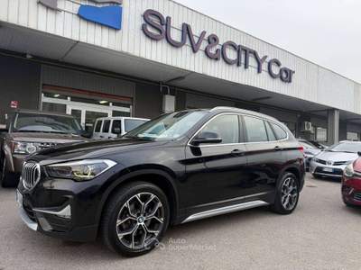 BMW X1 X1 xdrive18d xLine Plus auto Nero usata Lallio