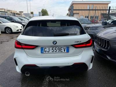 BMW Serie 1 116d 116 d Msport auto / KM CERTIFICATI Bianco usata Lallio