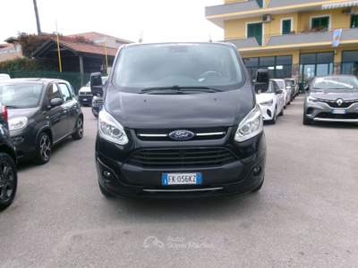 Ford Transit Custom 2.0 TDCI 130CV EURO 6 N1 6 POSTI AUTOCARRO MISTO Nero usata Giugliano in Campania
