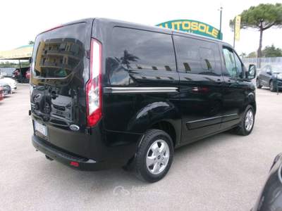 Ford Transit Custom 2.0 TDCI 130CV EURO 6 N1 6 POSTI AUTOCARRO MISTO Nero usata Giugliano in Campania