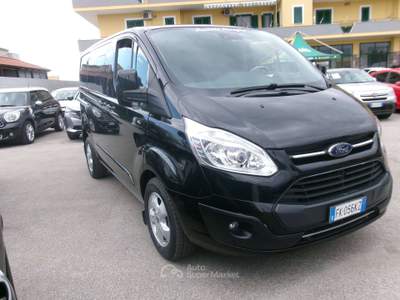 Ford Transit Custom 2.0 TDCI 130CV EURO 6 N1 6 POSTI AUTOCARRO MISTO Nero usata Giugliano in Campania