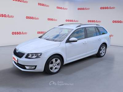 Skoda Octavia SW 1.6 TDI 110 HP AUTOMATICA COMMERCIANTI Bianco usata Udine