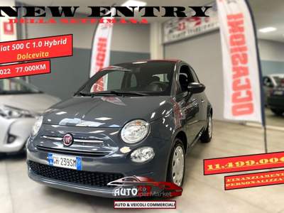 Fiat 500 C 1.0 Hybrid Dolcevita Grigio usata Prato