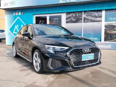 Audi A3 SPB 35 TFSI S tronic 150 Cv S line Nero usata Ardea