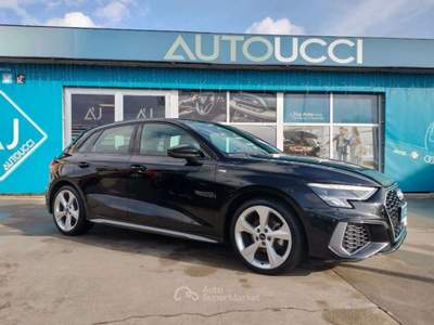 Audi A3 SPB 35 TFSI S tronic 150 Cv S line Nero usata Ardea