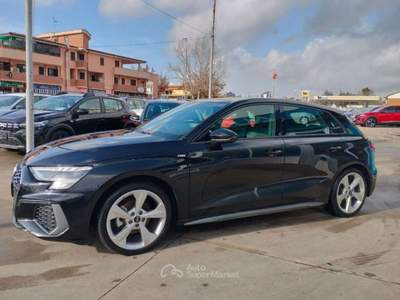 Audi A3 SPB 35 TFSI S tronic 150 Cv S line Nero usata Ardea