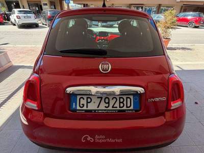 Fiat 500 500 III 2015 1.0 hybrid 70cv Rosso usata Grottaglie