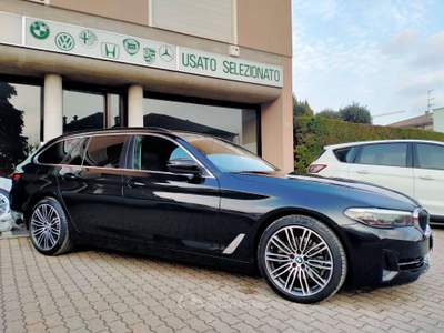 BMW Serie 5 520d 520 D TOUR. G31 LCI MHEV 48V XDRIVE M.Y.'22  LEGA 19 MSPORT / INTERNI PELLE /VETRI PRIVACY Nero usata Rubano