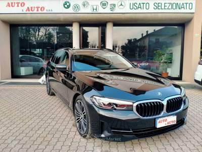 BMW Serie 5 520d 520 D TOUR. G31 LCI MHEV 48V XDRIVE M.Y.'22  LEGA 19 MSPORT / INTERNI PELLE /VETRI PRIVACY Nero usata Rubano