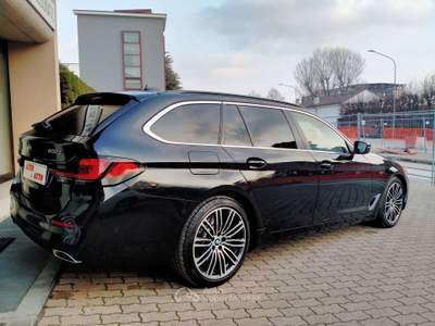 BMW Serie 5 520d 520 D TOUR. G31 LCI MHEV 48V XDRIVE M.Y.'22  LEGA 19 MSPORT / INTERNI PELLE /VETRI PRIVACY Nero usata Rubano