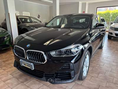 BMW X2 X2 Sdrive18d Advantage *SERVICE BMW*EURO 6D ISC -FCM Nero usata Carvico