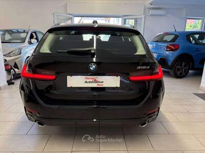 BMW Serie 3 316d 316 d Touring mhev 48V auto *SUPER PROMO*UNIPRO*FATTURABILE*TAGLIANDI BMW* Nero usata Roma